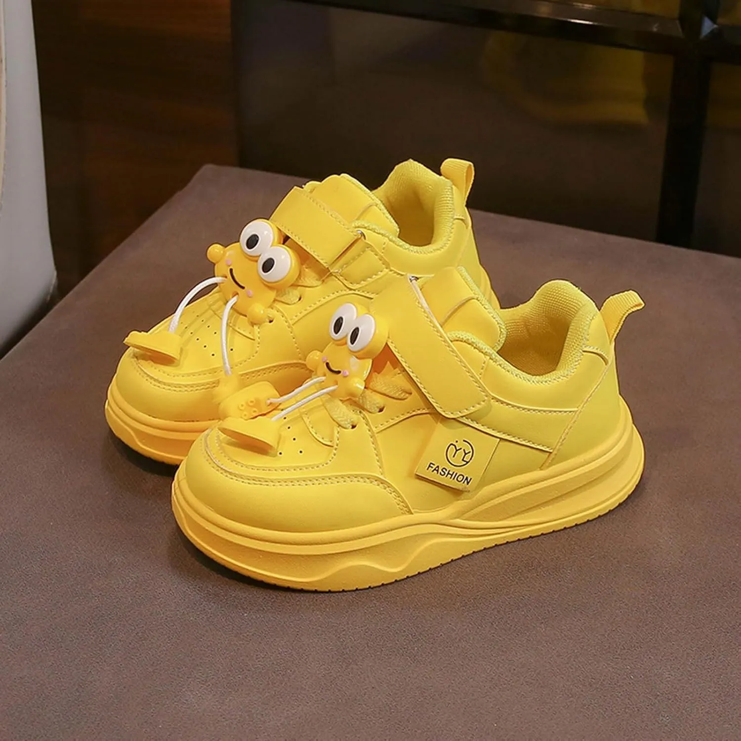 𝗖artoon Animal Sneaker for Toddler Baby Boys Girls Open Toe Memory Foam Sport Shoes Flat Sole Non Slip Breathable Shoes