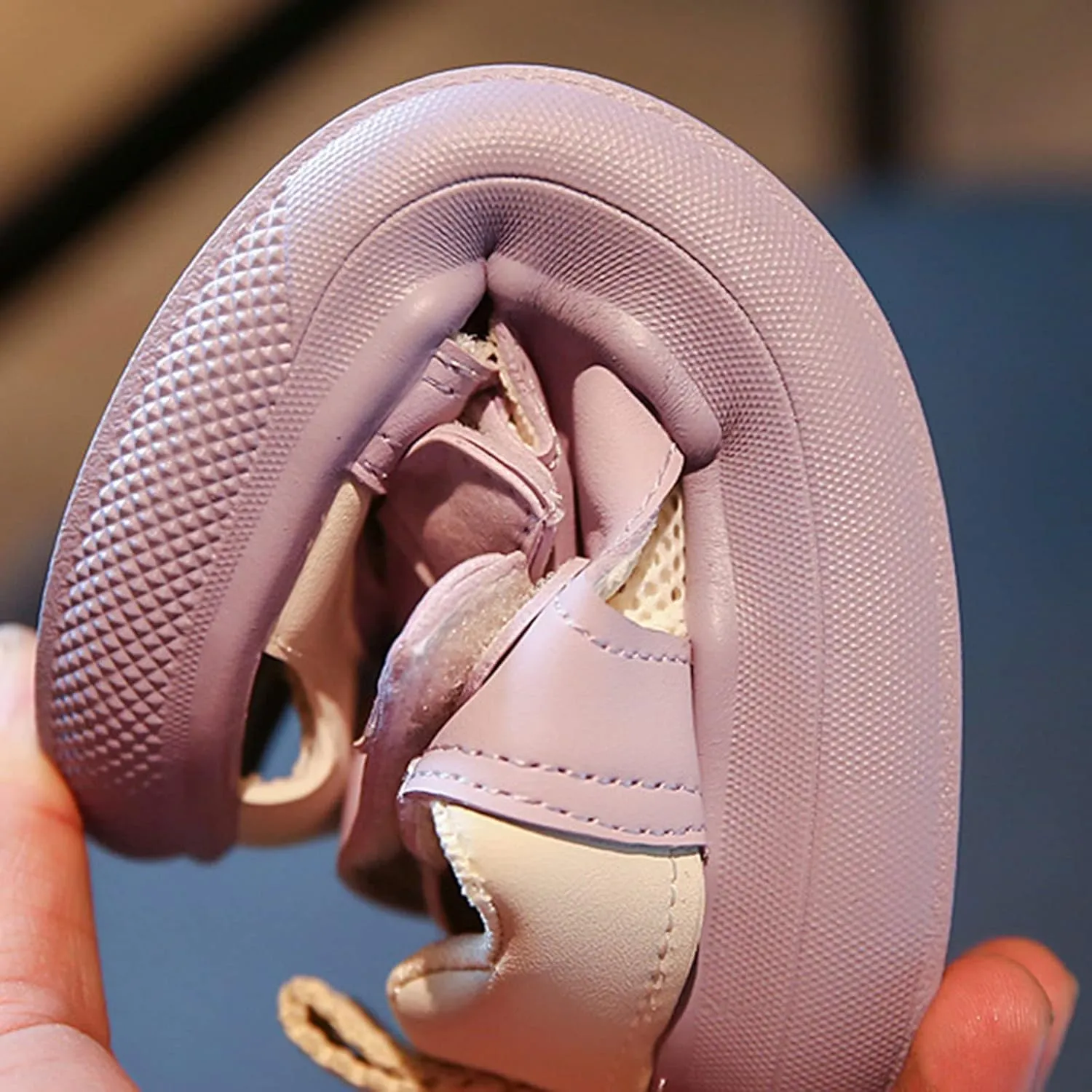 Baby Kids Girls Athletic Soft Bottom Closed Toe Sandal Mesh Casual Sports Beach Toddler Hook & Loop Shoes