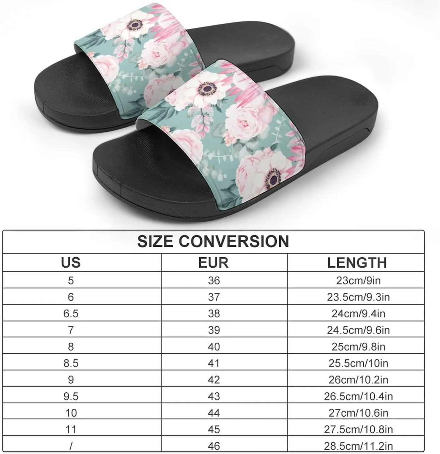 Bird Flower PVC Sandals Man's Womans Casual Slippers House Lightweight Loafers Quick Drying Breathable Beach