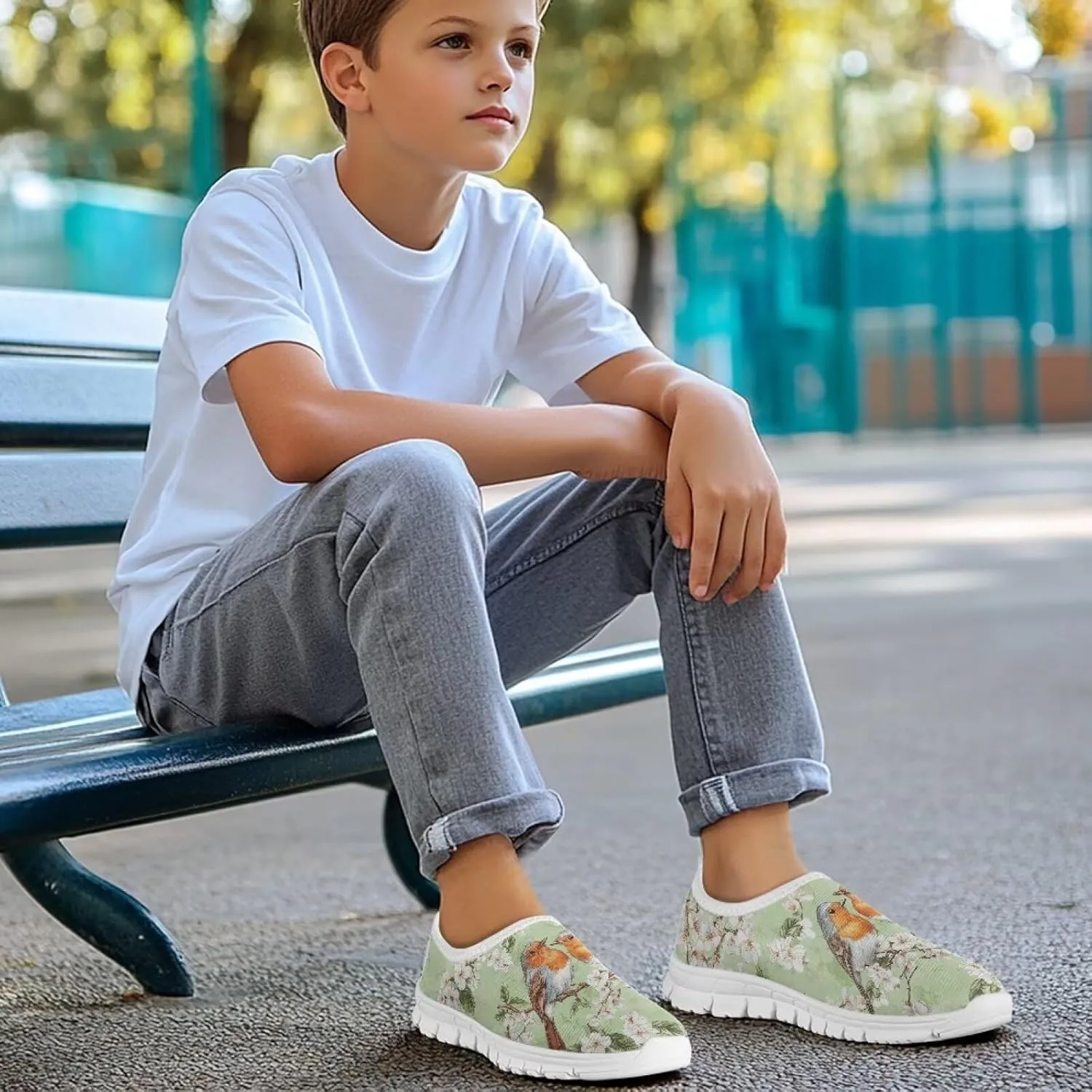 Boys Shoes,Girls Slip On Flats Sneaker Children Comfort Walking Shoes Wear Resistant Outdoor Sport Training Shoes