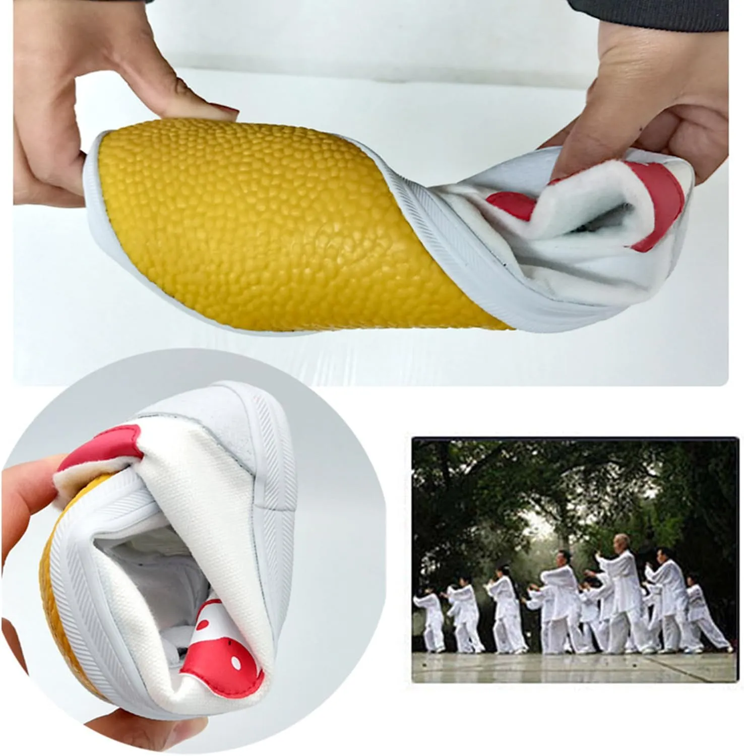 Canvas Kung Fu Tai Chi Shoes for Men Women,Breathable Training Sneakers,Martial Arts Taekwondo Training Performance Exercises