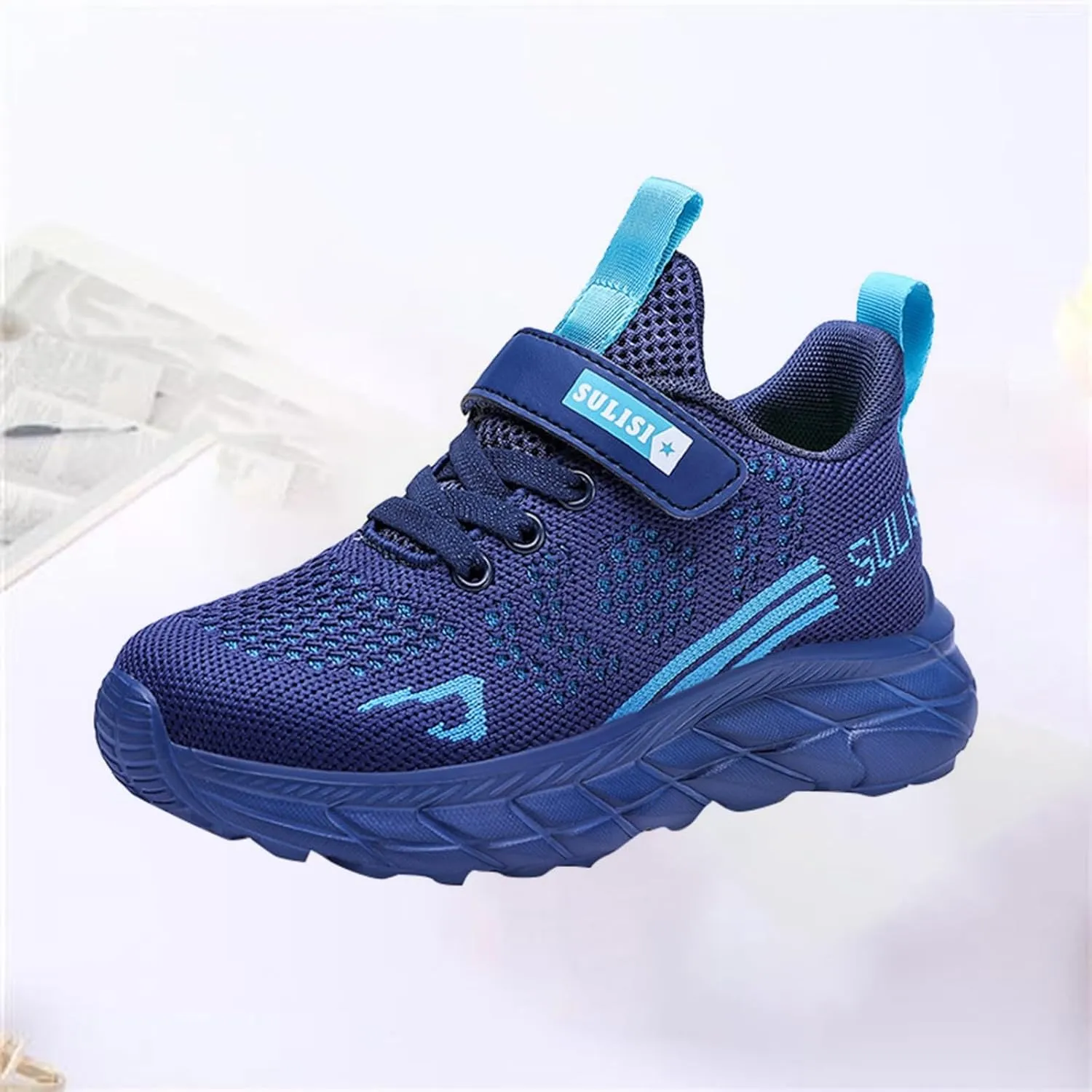 Childrens Mesh Sport Shoes Chunky Open Toe Sneaker Big Kids Boys Girls Outdoor Running Shoes Breathable Light Fashion
