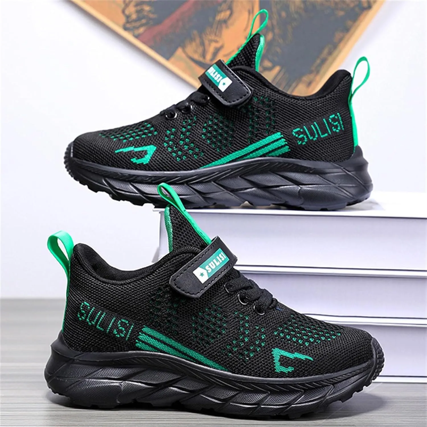 Childrens Mesh Sport Shoes Chunky Open Toe Sneaker Big Kids Boys Girls Outdoor Running Shoes Breathable Light Fashion