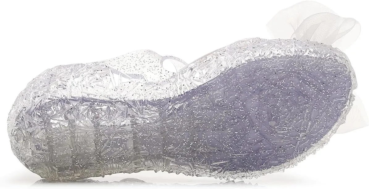 Frozen Elsa Jelly Sandals for Toddler Girls - Princess Dress Up Shoes for Cosplay & Birthday Party