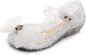 Frozen Elsa Jelly Sandals for Toddler Girls - Princess Dress Up Shoes for Cosplay & Birthday Party