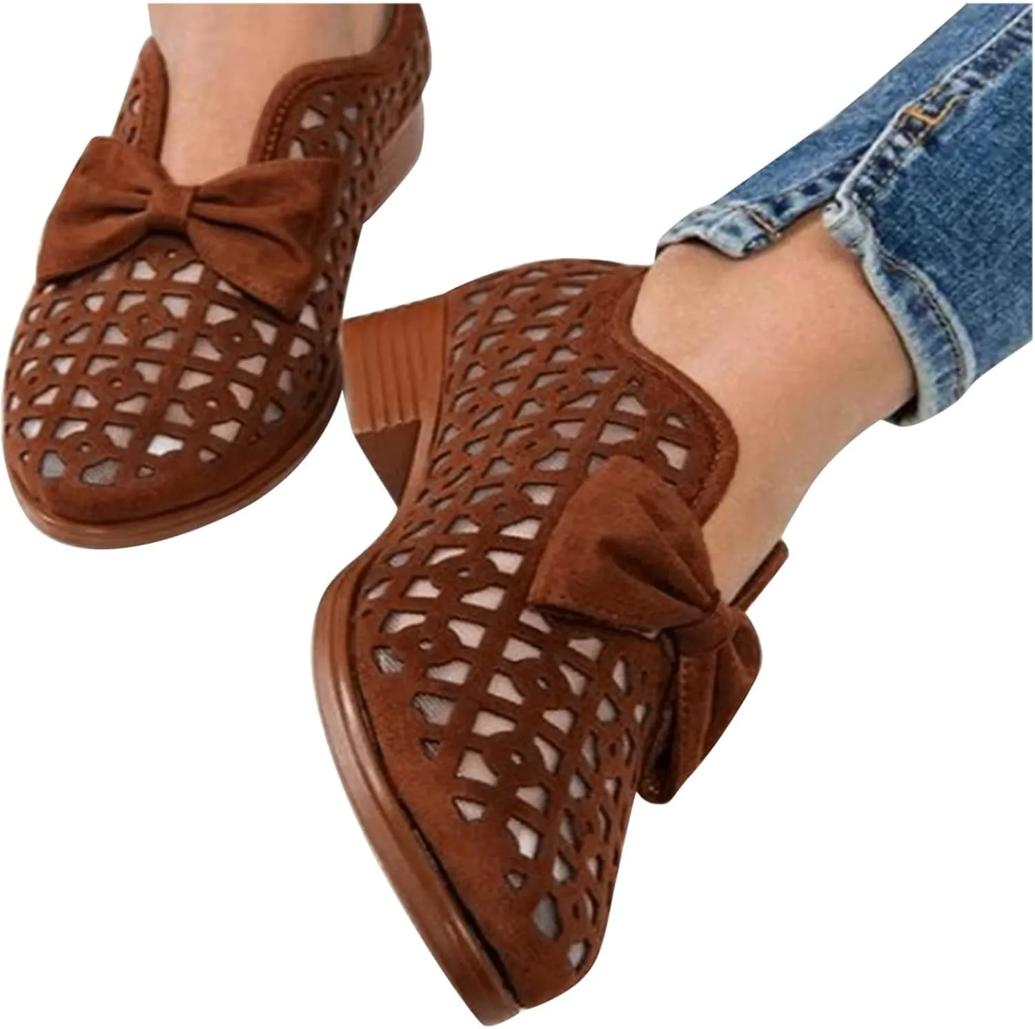 Gibobby Boots for Women Square Toe Women Cowgirl Boots Ladies Retro Ankle Boots Embroidered Western Short Boots 52