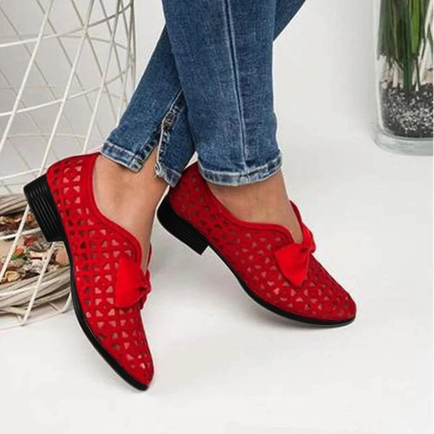 Gibobby Boots for Women Square Toe Women Cowgirl Boots Ladies Retro Ankle Boots Embroidered Western Short Boots 52