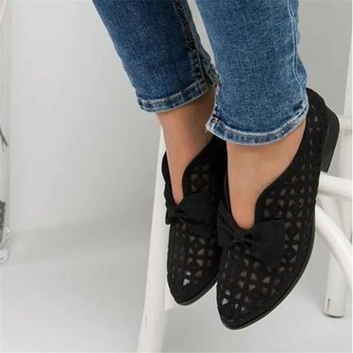 Gibobby Boots for Women Square Toe Women Cowgirl Boots Ladies Retro Ankle Boots Embroidered Western Short Boots 52