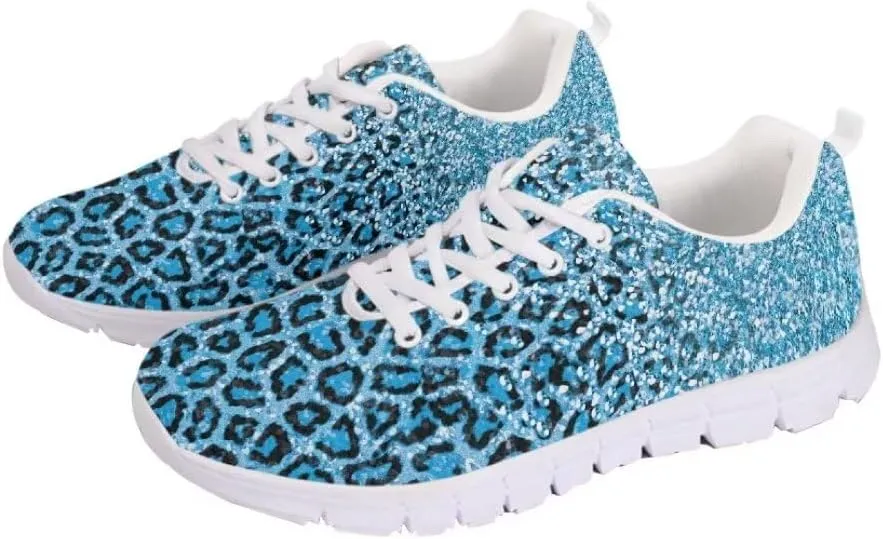 Jeiento Athletic Sneakers for Women＆Men Ethnic Style Mesh Running Shoes Workout Sneakers Lace-up Tennis Shoes Non Slip Gym Sports Shoes