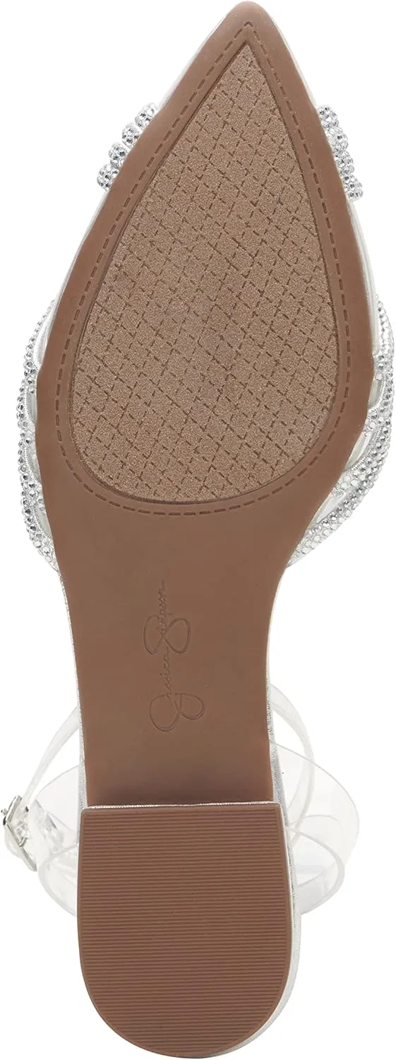 Jessica Simpson Women's Chavi Embellished Evening Flat Ballet