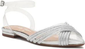 Jessica Simpson Women's Chavi Embellished Evening Flat Ballet