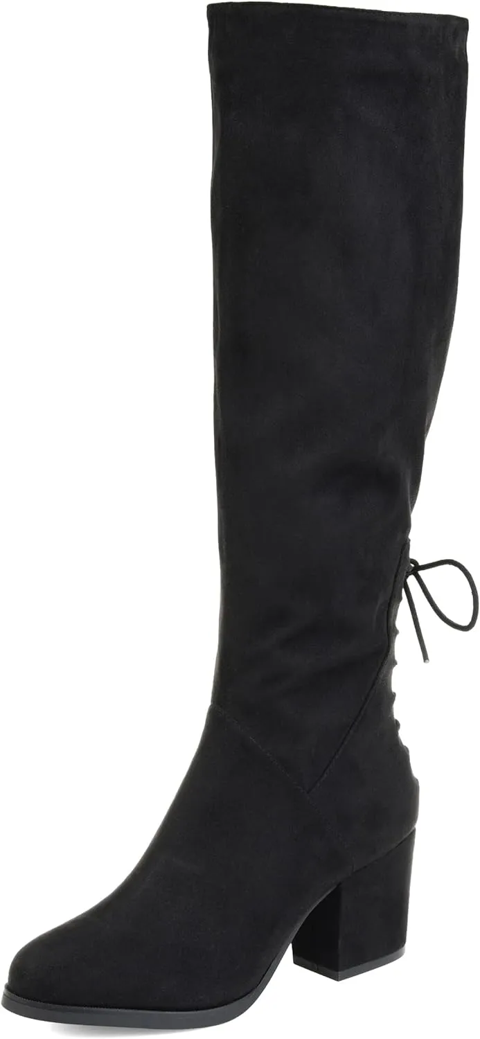 Journee Collection Womens Leeda Over-The-Knee Boots Black 10 Medium (B,M)