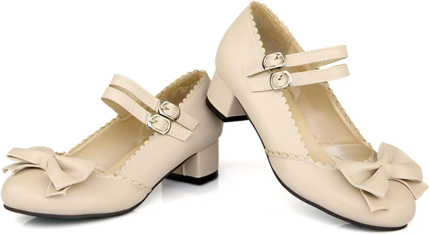 Lovely Bowknot Ankle Strap Mary Jane Princess Shoes