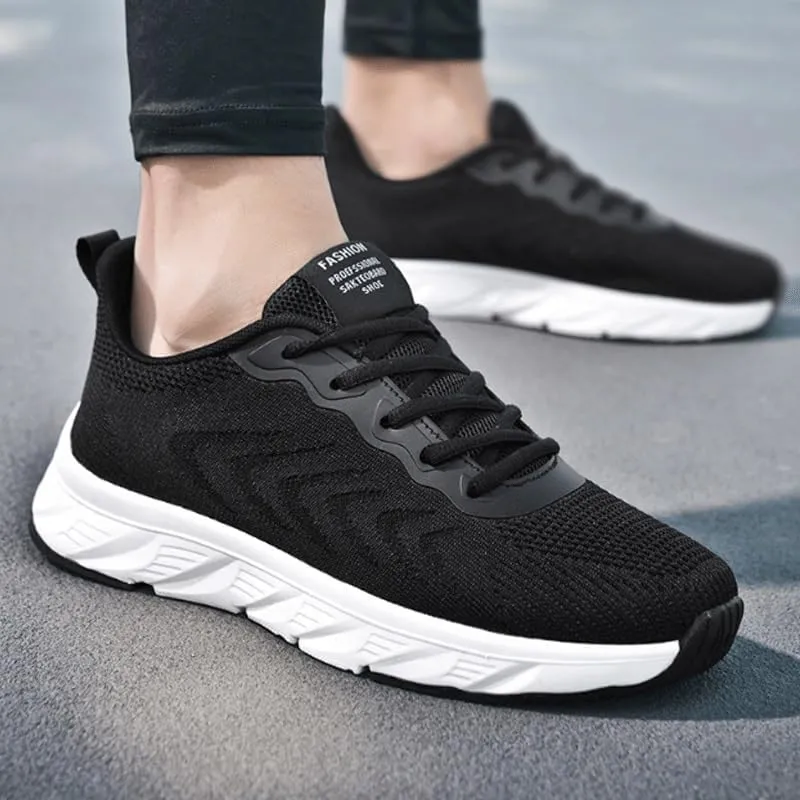 Mens Casual Dress Sneakers Mesh Business Oxfords Casual Dress Lace-Up Lightweight Walking Shoes