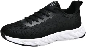 Mens Casual Dress Sneakers Mesh Business Oxfords Casual Dress Lace-Up Lightweight Walking Shoes