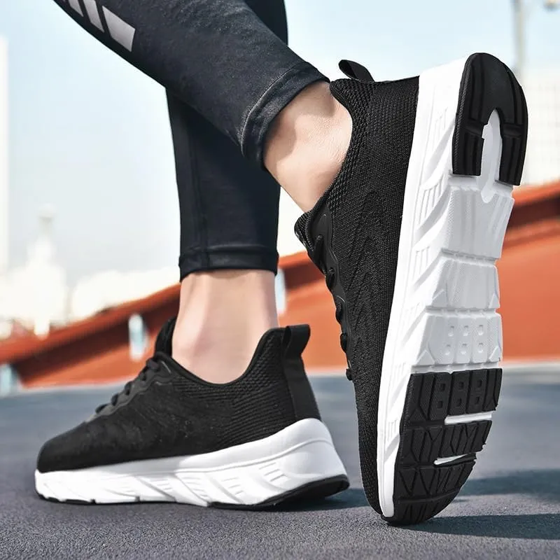 Mens Casual Dress Sneakers Mesh Business Oxfords Casual Dress Lace-Up Lightweight Walking Shoes