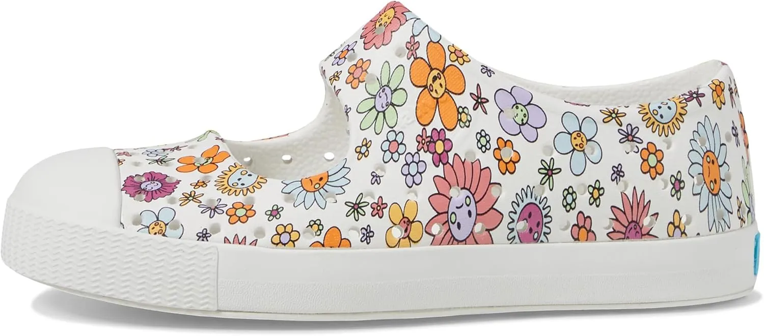 Native Shoes Kids Jefferson Juniper Print (Little Kid) - Shoes for Kids - Slip-on Style - Synthetic Outsole