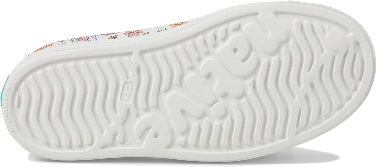 Native Shoes Kids Jefferson Juniper Print (Little Kid) - Shoes for Kids - Slip-on Style - Synthetic Outsole