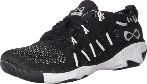 Nfinity Flyte Black Cheer Shoes for Youth Girls  High-Performance Breathable Sneakers for Cheerleading, Dance, and Sports Training  Lightweight and Durable for Competition