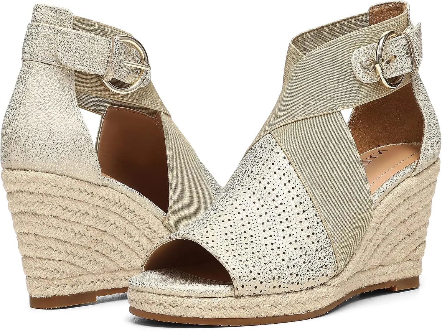 NYDJ Women's Charisma Espadrille Wedge Sandal