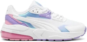 PUMA Kids Girls Vis2k Bouncy Sky Lace Up Sneakers Shoes Casual - White - Size 4 M