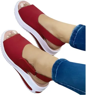 Sandals Women Comfortable, Sandals for Women Causal Peep Toe Platform Sandals Summer Shoes Wedges Flip Flops