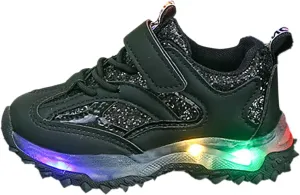 Slip On Light Up Boys and Girls Sneakers Kids Lightweight Athletic Light Up Shoes Tennis Shoes for Toddler Boys