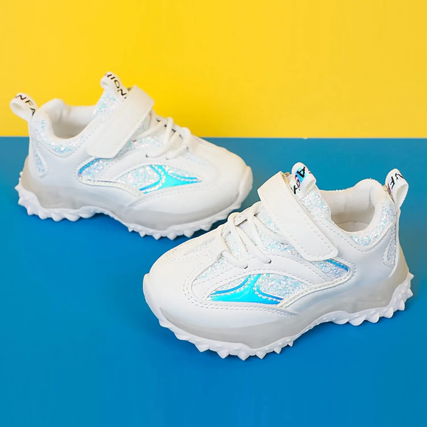 Slip On Light Up Boys and Girls Sneakers Kids Lightweight Athletic Light Up Shoes Tennis Shoes for Toddler Boys