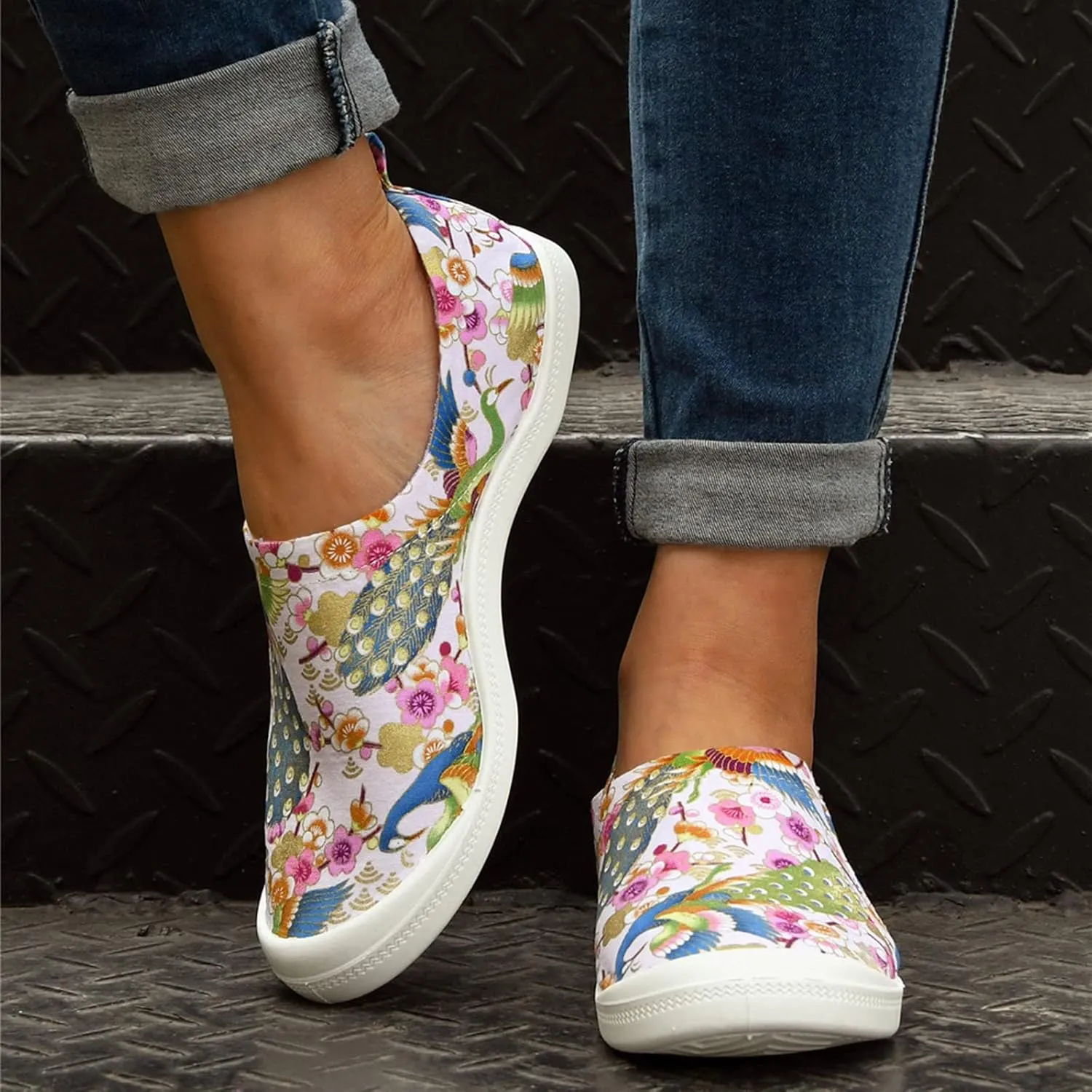 Slip on Tennis Shoes Women Womens Go Walk Ultra Impeccable Walking Shoe Nonslip Gym Sneakers for Women