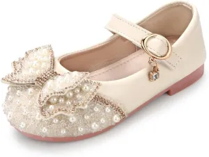 Toddler Girls Mary Jane Princess Ballet Flats Shoes School Party Dress Shoes