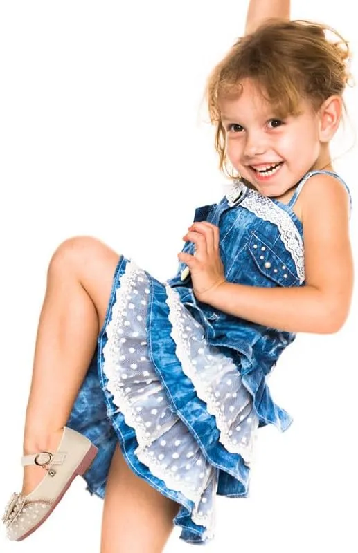 Toddler Girls Mary Jane Princess Ballet Flats Shoes School Party Dress Shoes