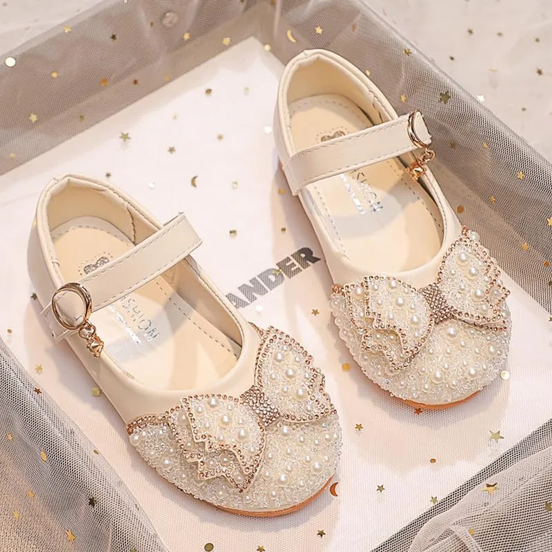 Toddler Girls Mary Jane Princess Ballet Flats Shoes School Party Dress Shoes