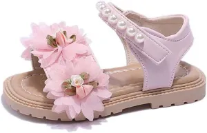 Toddler Little Girls Breathable Sandals Summer Dress Soft Soled Water Shoes For Girl Open Toe Outdoor Flat