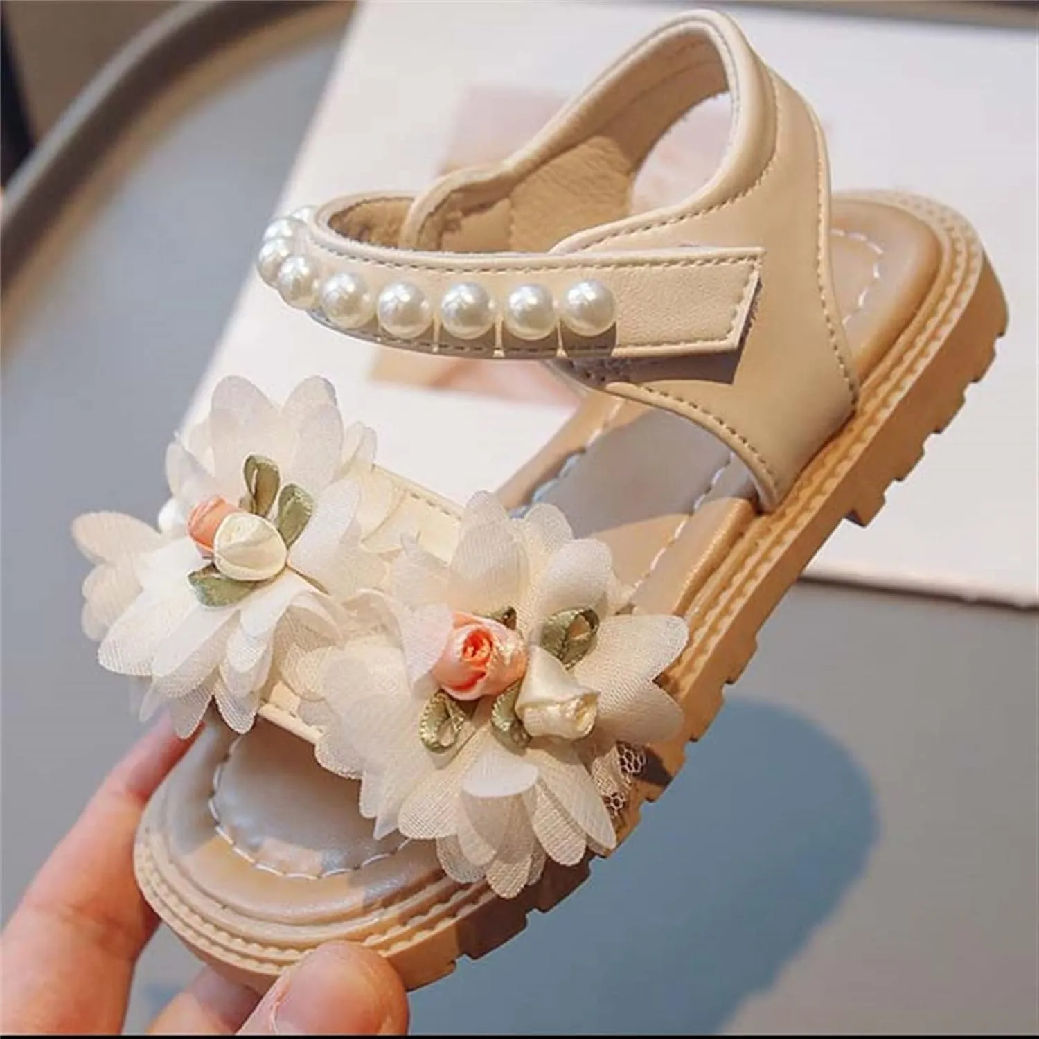 Toddler Little Girls Breathable Sandals Summer Dress Soft Soled Water Shoes For Girl Open Toe Outdoor Flat