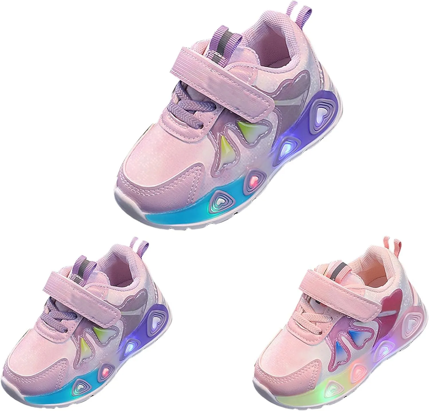 Toddler Shoes for Girl and Boy Light Up Shoes Kids Shoes with Led Toddler Running Shoes Little Kid Cute artoon Sneakers