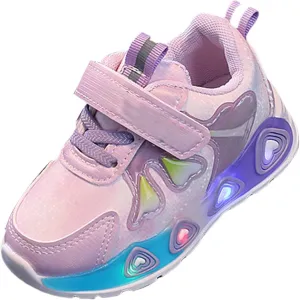 Toddler Shoes for Girl and Boy Light Up Shoes Kids Shoes with Led Toddler Running Shoes Little Kid Cute artoon Sneakers