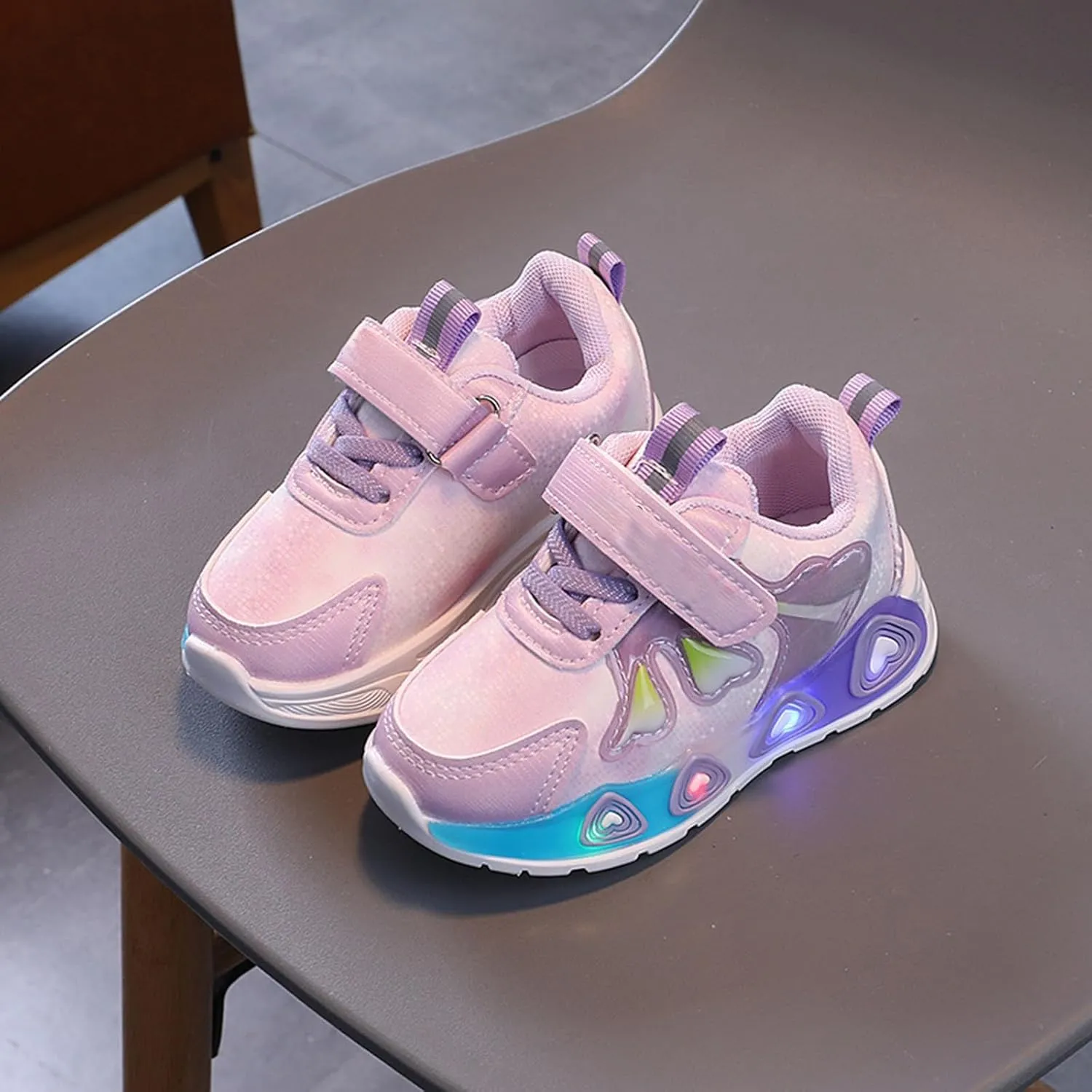 Toddler Shoes for Girl and Boy Light Up Shoes Kids Shoes with Led Toddler Running Shoes Little Kid Cute artoon Sneakers