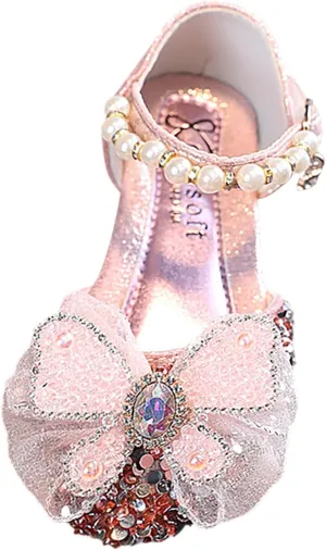 Toddler Sports Sneakers Fashion Autumn Toddler and Girls Casual Shoes Leather Dance Performance Shoes Round Toe