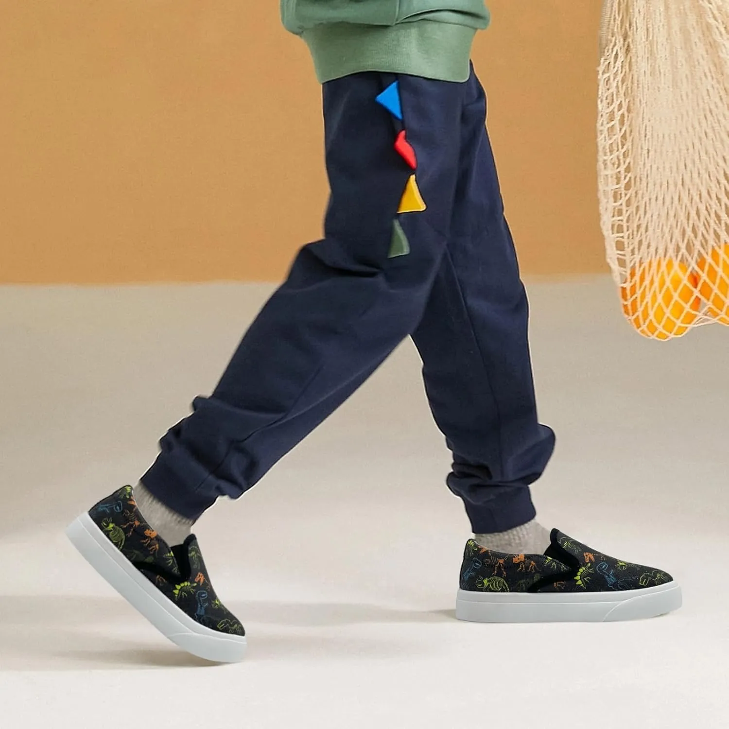 Unisex Canvas Sneakers Comfortable Breathable Casual Toddler Shoes Non-Slip Toddler Girl Sneakers