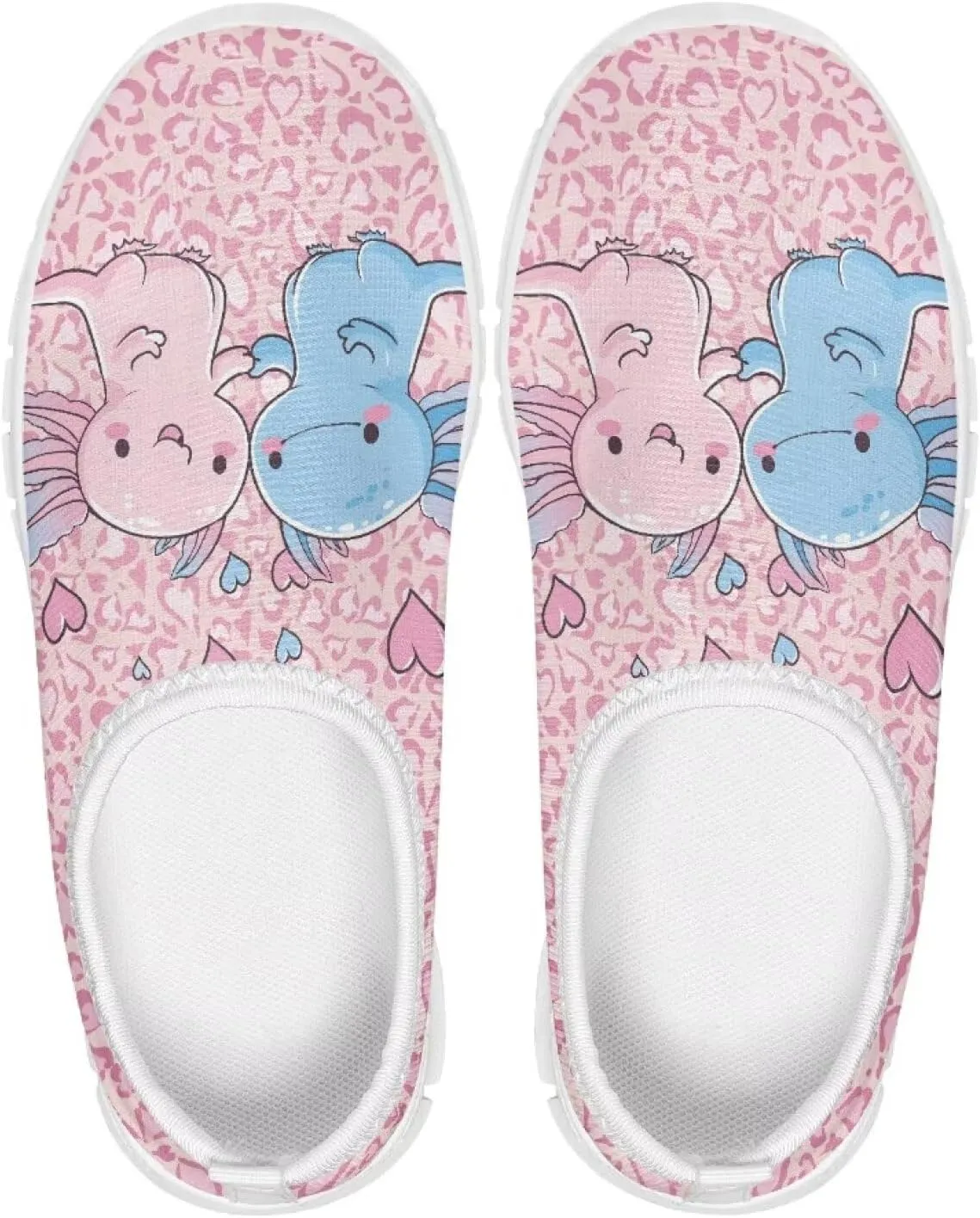 Unisex Slip On Flats Shoes for Boys Girls,Kids Lightweight Elastic Tennis Shoe Comfortable Running Walking Sneaker