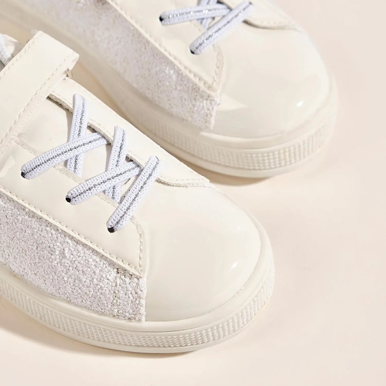 UUBARIS Girl's Glitter Tennis Sneakers - Fashion Sparkly Princess Shoes with Bling Walking Sneakers Sequin Design