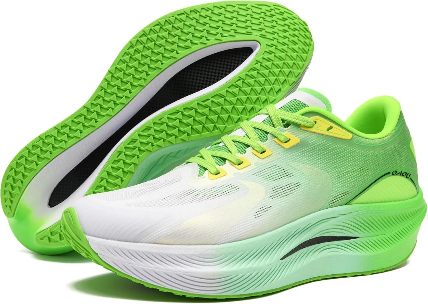 Winter Leisure Sports Jogging mesh Full Palm Carbon Plate Running Shoes, Lightweight Cushioning Racing Training Shoes for Men and Women