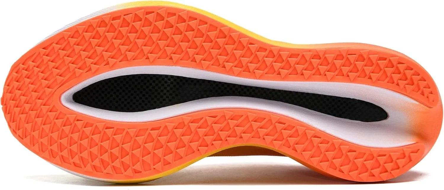 Winter Leisure Sports Jogging mesh Full Palm Carbon Plate Running Shoes, Lightweight Cushioning Racing Training Shoes for Men and Women