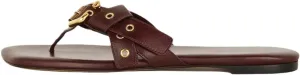 Womens Thong Sandals with Buckle Square Toe Flat Flip Flops Comfortable Slip On Summer Sandals for Casual Beach Vacation Daily Wear