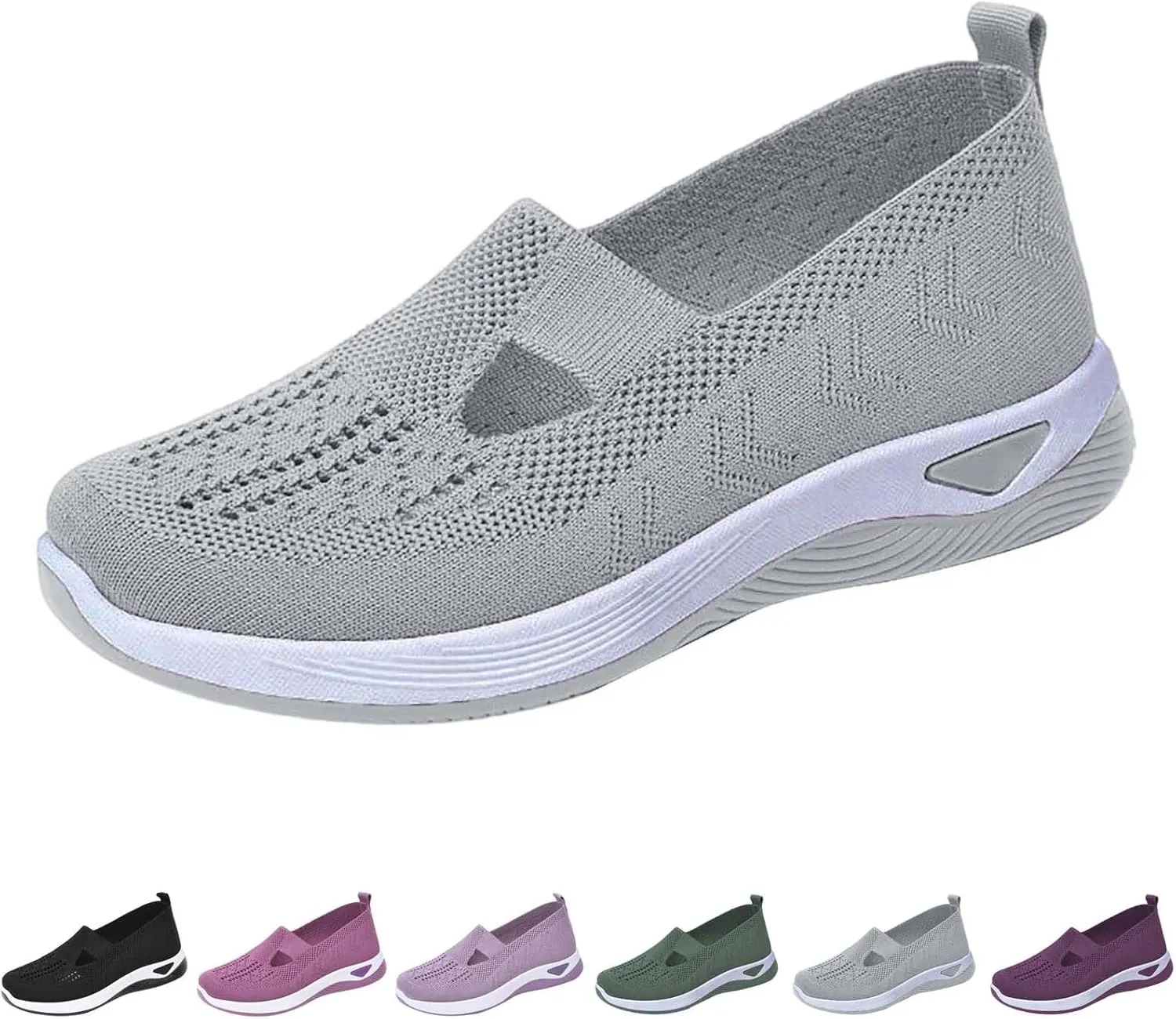 Women's Woven Orthopedic Breathable Soft Shoes Tennis Shoes Men Mesh Casual Shoes Trendy Women's Fashion Sneakers White Tennis Shoe Trainers Shoe